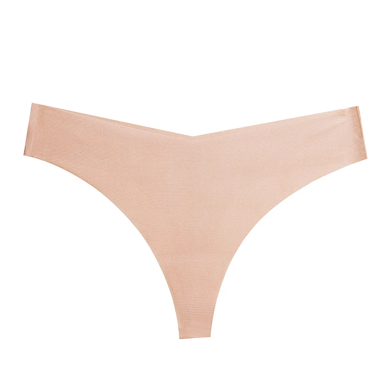 Elegant Ice Silk Seamless Bikini Panties – Soft, High-Elasticity Low-Rise Underwear