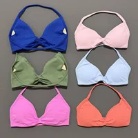 HISTELLO Impacts Strappy Bra Gym Top High Support With Pads bra Women Seamless Halter Sports Bras Scrunch Workout Yoga Underwear - Image 3