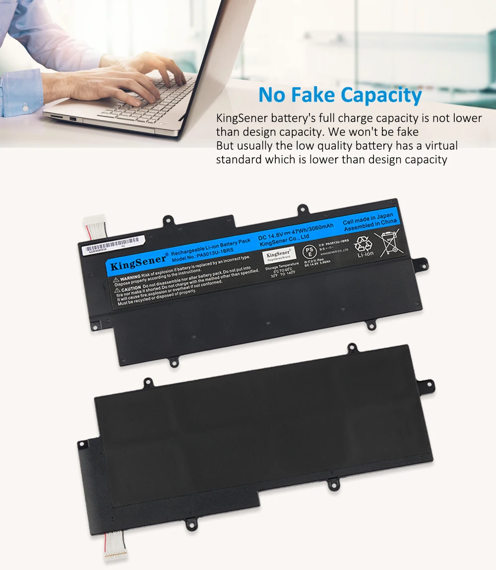 Bateria do Portátil para Toshiba Portege Z830 Z835 Z930 Z935 Ultrabook Pa5013 14.8v 3060mah Ferramenta Gratuita Kingsener-pa5013u1brs Pa5013u - Imagem 5