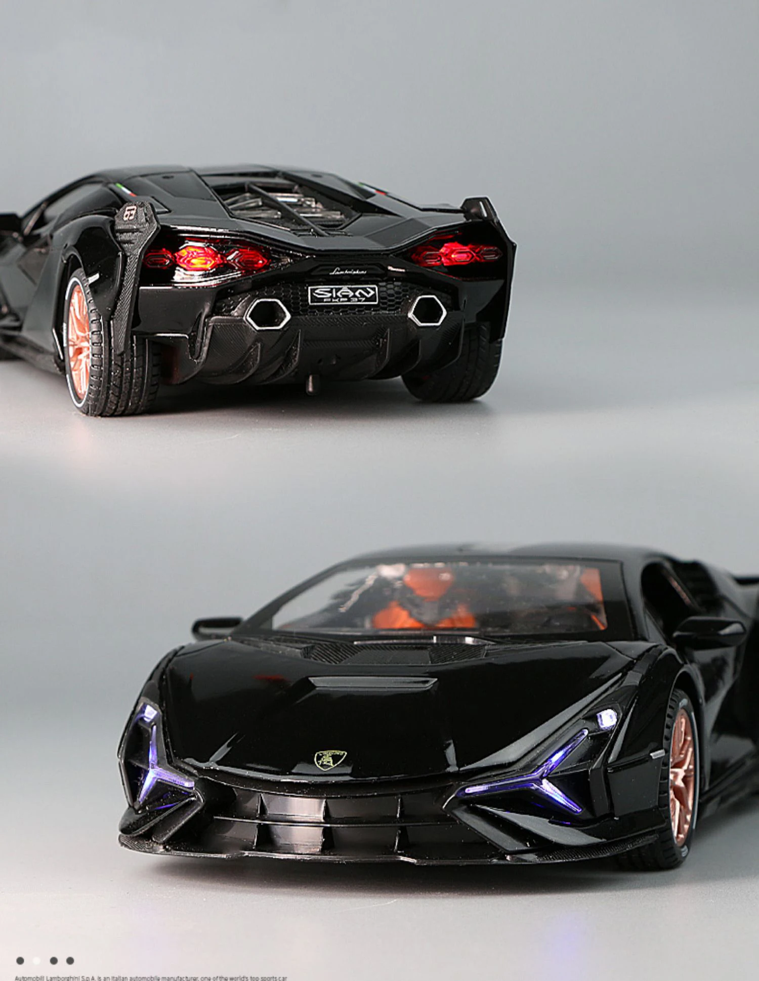 Lambos Sian FKP37 1:24 Ölçekli Model Araba