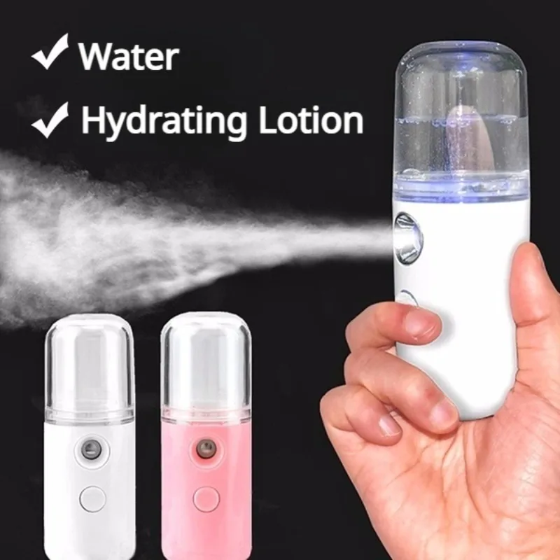 Facial Steamer USB Rechargeable Skin Moisturizing Nano Facial Sprayer Water Hydrator Face Humidifier Beauty Skin Care