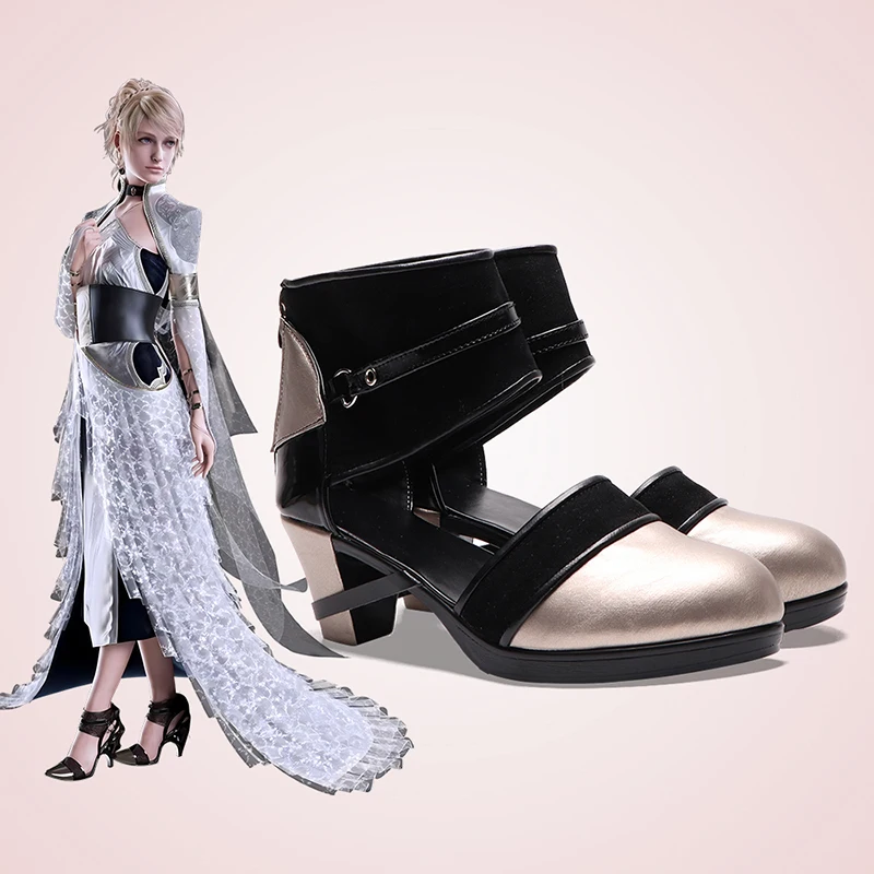 

Final Fantasy XV Lunafrena Nox Fleuret Cosplay Shoes Women Girl Halloween Boots Custom made