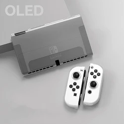 Durable Protective Shell for Enhanced Switch OLED Gaming Experience (OLED translucent)