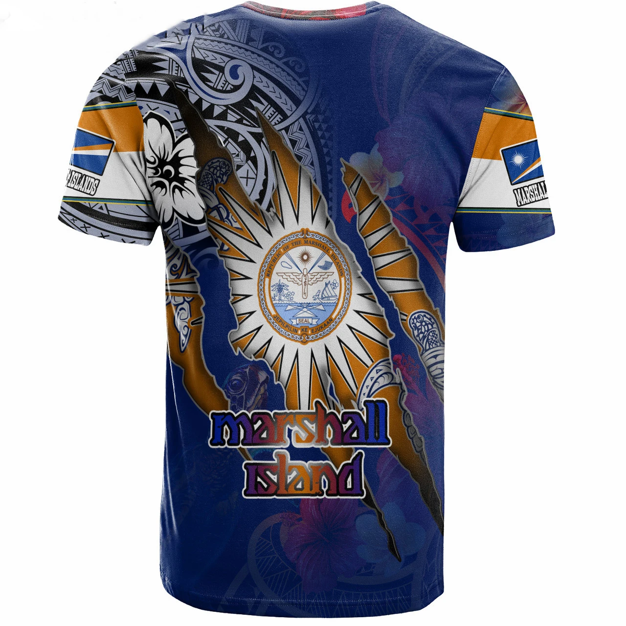 Marshall Islands T-Shirt Custom Marshallese Blood Inside Me