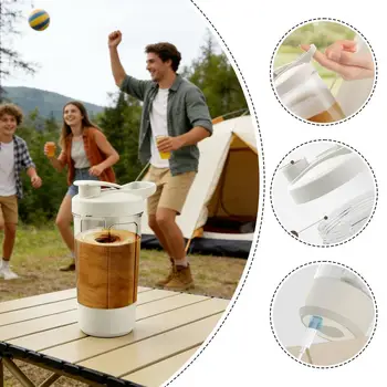 400ml electric self stirring coffee mug portable usb rechargeable leakproof high temp mixer home office gym automatic coffee cup