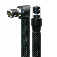 L type 1/4 hexagon screwdriver bit 90 ° double-end handle black 6.35mm wrench tool 2