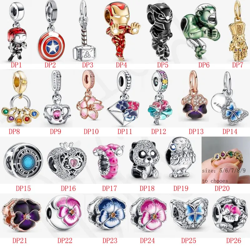 

2022 New silver color Charm Fit Braceletc With Fine Charms Women Jewelry Have Picture
