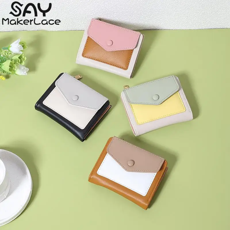 

Multifunctional Large Capacity Coin Wallet Korean Zipper Wallet Women's Short Wallet Women Coin Card Holders