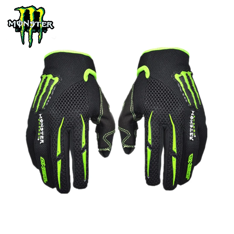 

Противоскользящие Мотоциклетные Перчатки Monster Energy из микрофибры