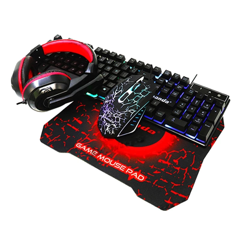 Banda-G10-Computer-Accessories-Set-Wired-Gaming-Keyboard-Mouse-Mouse ...