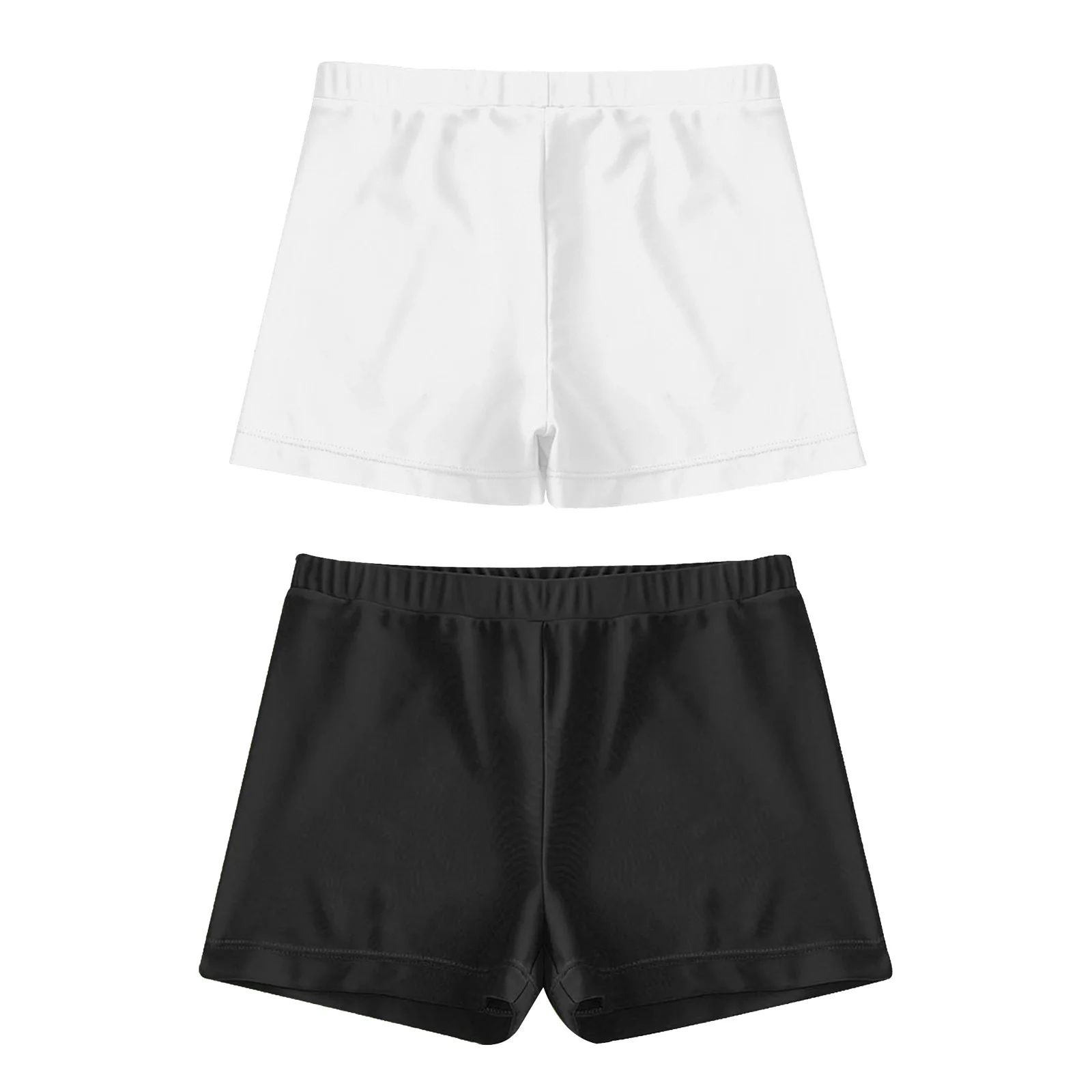 Kids Girls Boys Sports Shorts Elastic Waistband Shorts for Workout Exercise Sportswear Gymnastics Gym Fitness Yoga Dance Costume