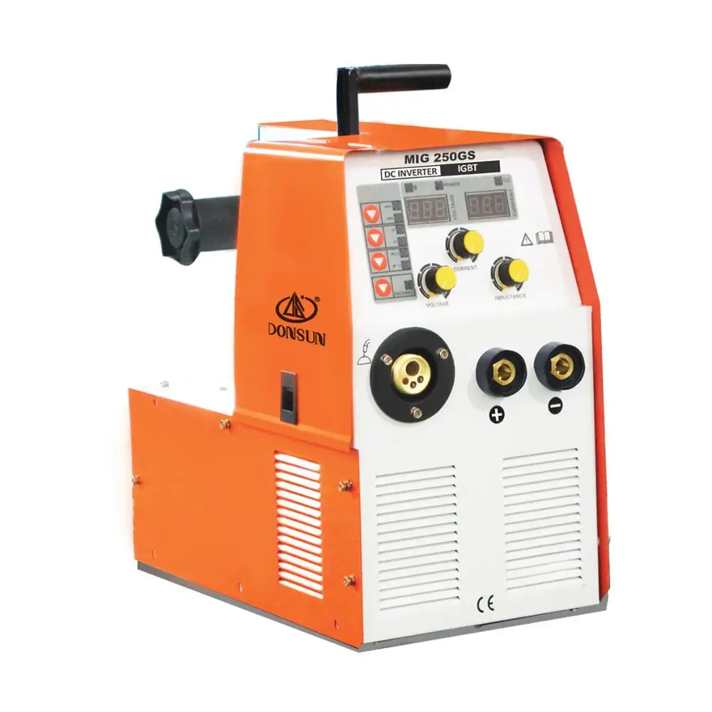 MIG 250GS High Efficiency Multi Functions Mig/Mag/ARC Welder with complete accessories