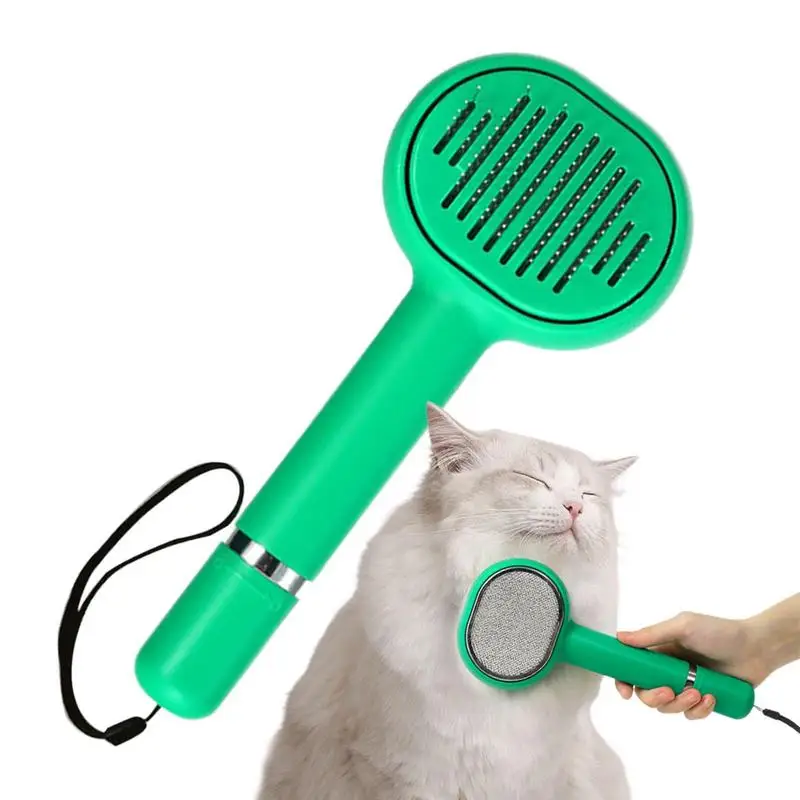 

Cat Grooming Brush Portable Deshedding Tool Removes Knots And Tangled Hair Portable Effective Undercoat Rake Brush For Small