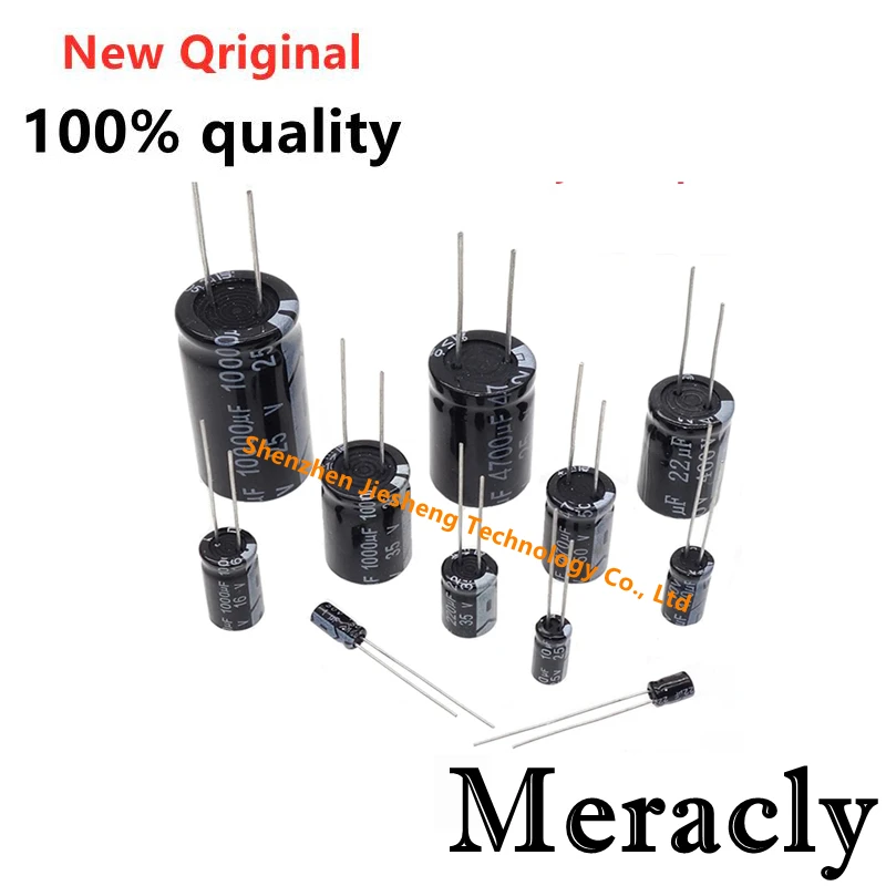 

100-500pcs good quality 25V 1000UF Low ESR/Impedance high frequency aluminum electrolytic capacitor 20% 1000UF25V