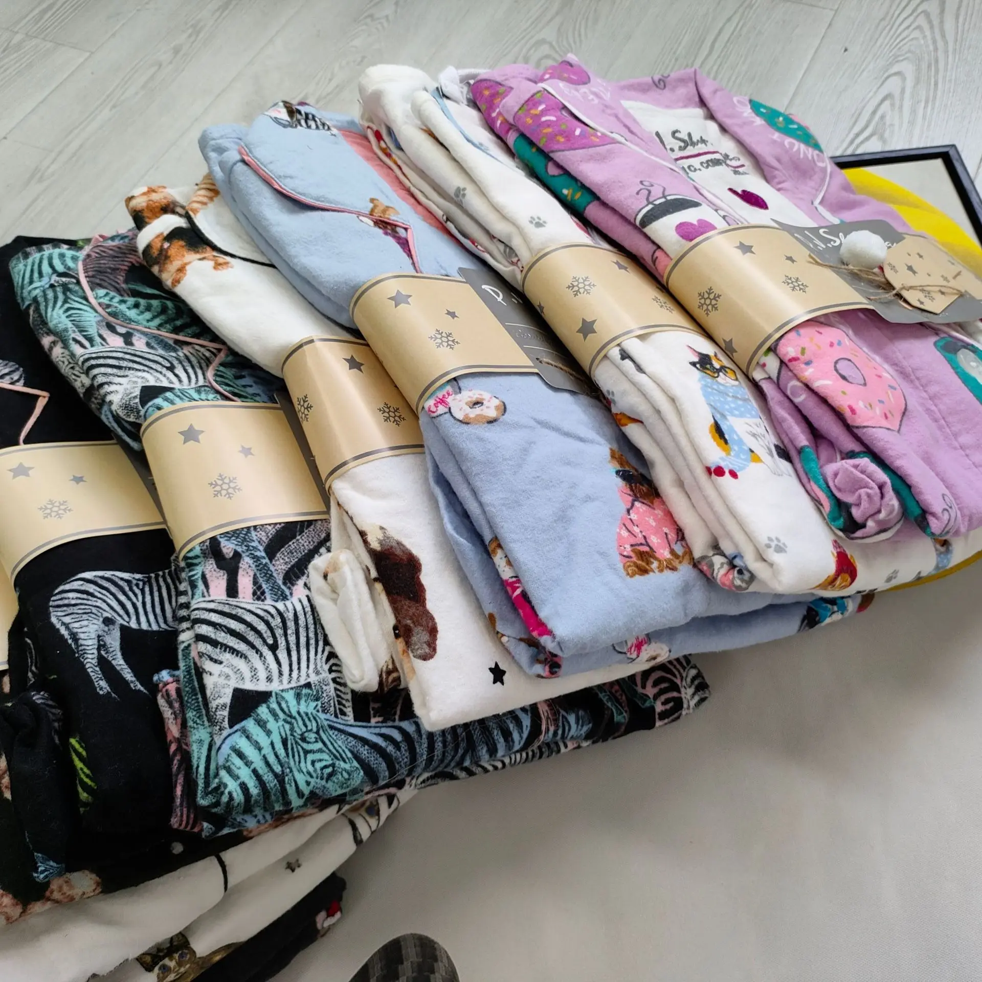 Matching Pajamas 2 Piece Set Women Pj Sets Women 2 Piece Set Outfit 100% Cotton Pajamas for Loungwear Loose Sleepwear