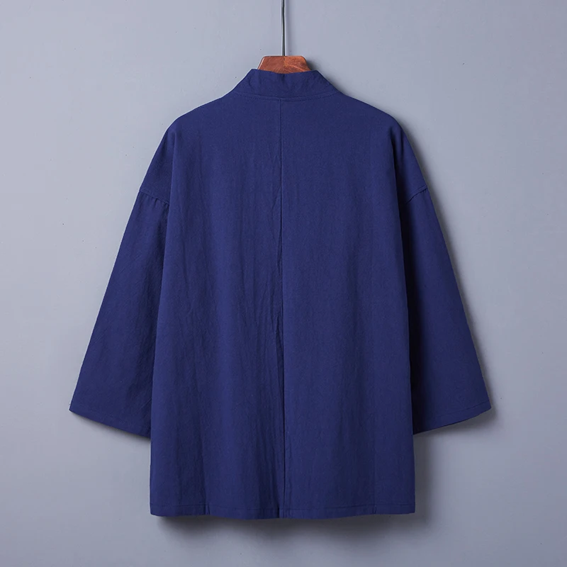 Japanese Kimono Cardigan Man Kimono Samurai Costumes Streetwear Haori Asian Clothes Yukata Jackets Traditioanl Japanese Clothing