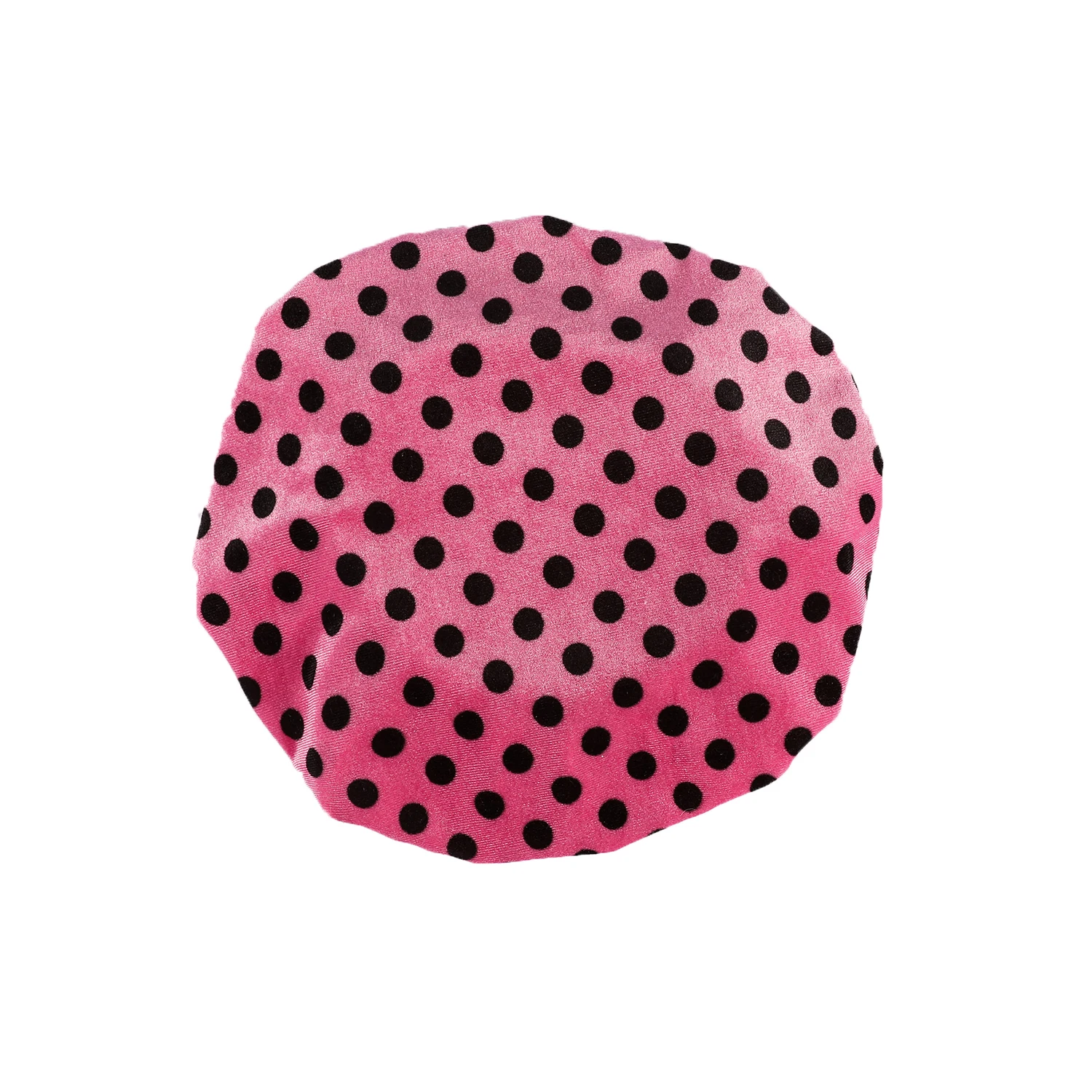 Winter Kids Bonnet Dot Velvet Warm Sleep Cap Bonet's Baby Elastic Wide Band Baby Bonnets
