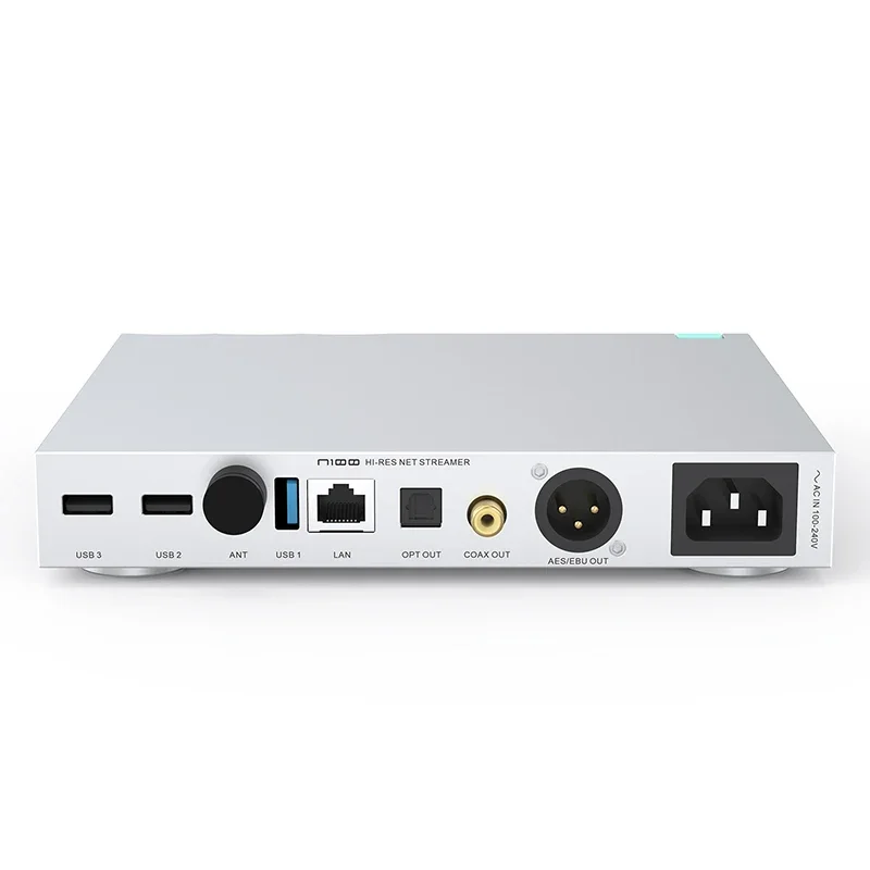 SMSL N100 Hi-Res Net streamer support all Functions of VOLUMIO supports TIDAL / QOBUZ Airplay / DLNA ROON WIFI