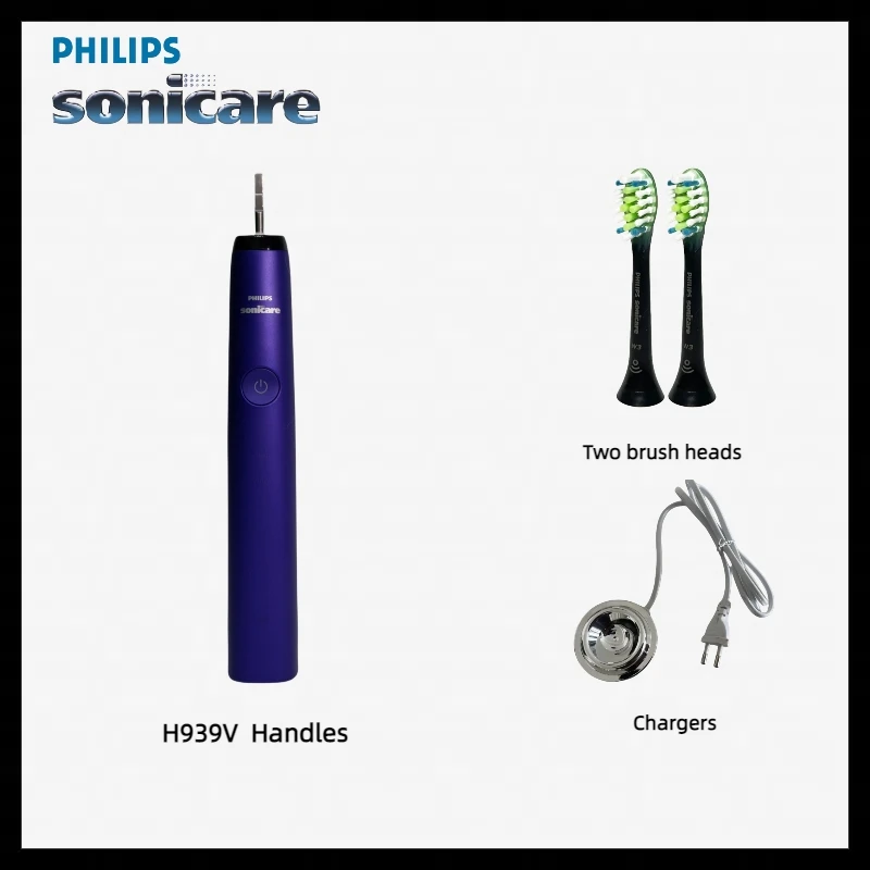 Philips Sonicare DiamondClean ElectricToothbrushsingle-hand H9352 With 2 Philips Brush Heads W3 and charger