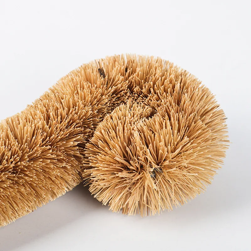 Kitchen Sink Cleaning Brush Natural Coir Brush Glass Cup Brush Non-stick Skillet Brush Dish Washing Bottle Cleaner 4