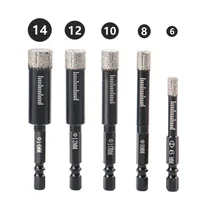

6/8/10/12/14mm Diamond Dry Drill Bits Hole Saw Cutter Marble Ceramic Tile Brazed Dry Tile Bit For Electric Drill Parts
