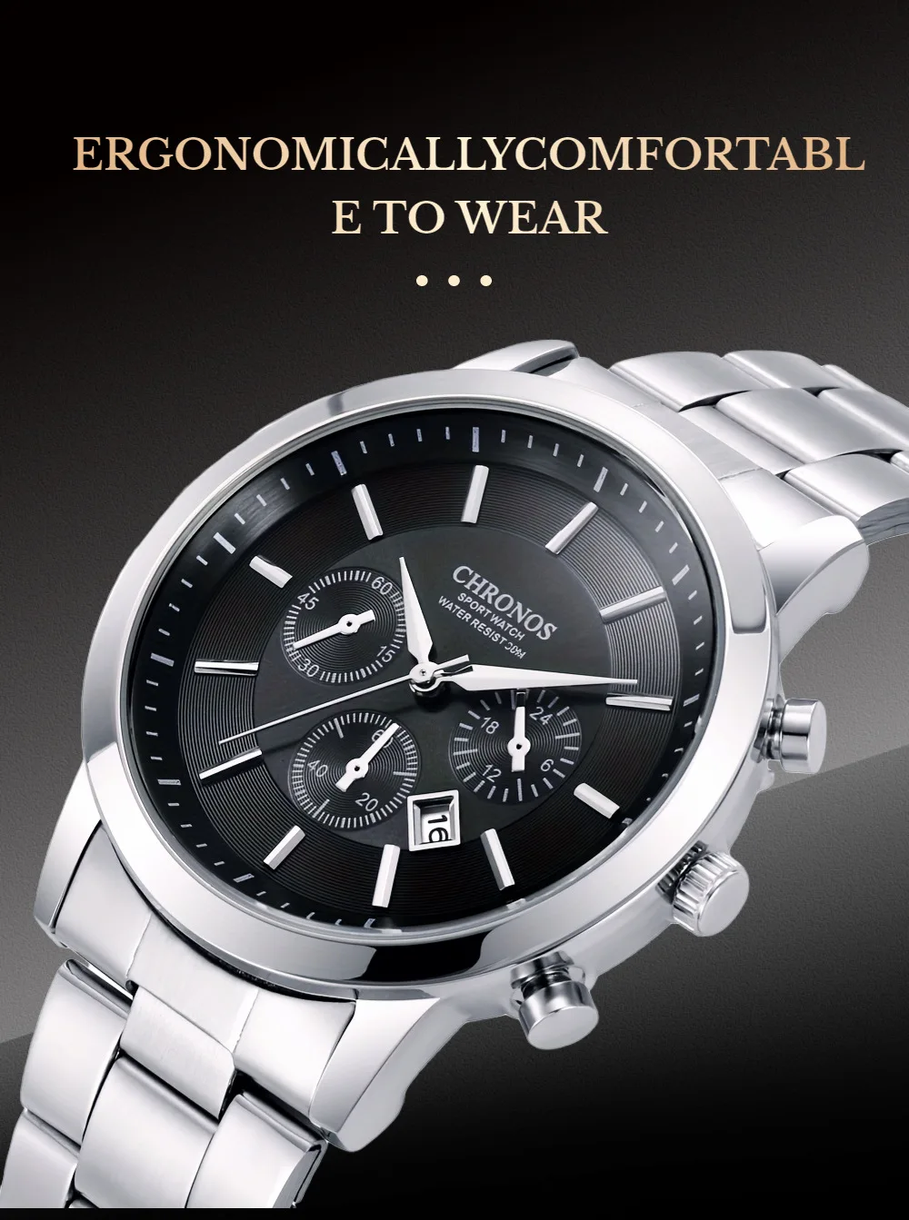 Men Luxury Quartz Watch Waterproof Male Wrist Watches Men’s Luminous Non Automatic Casual Quartz Watches for Man