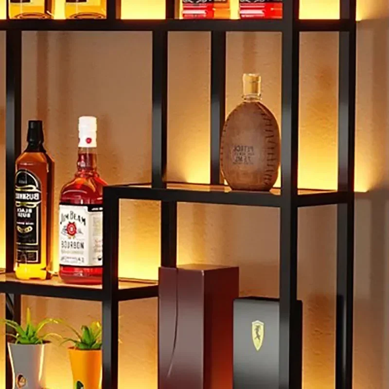 Drink Bottle Corner Wine Rack Wall Mounted Bar Cabinet Holder