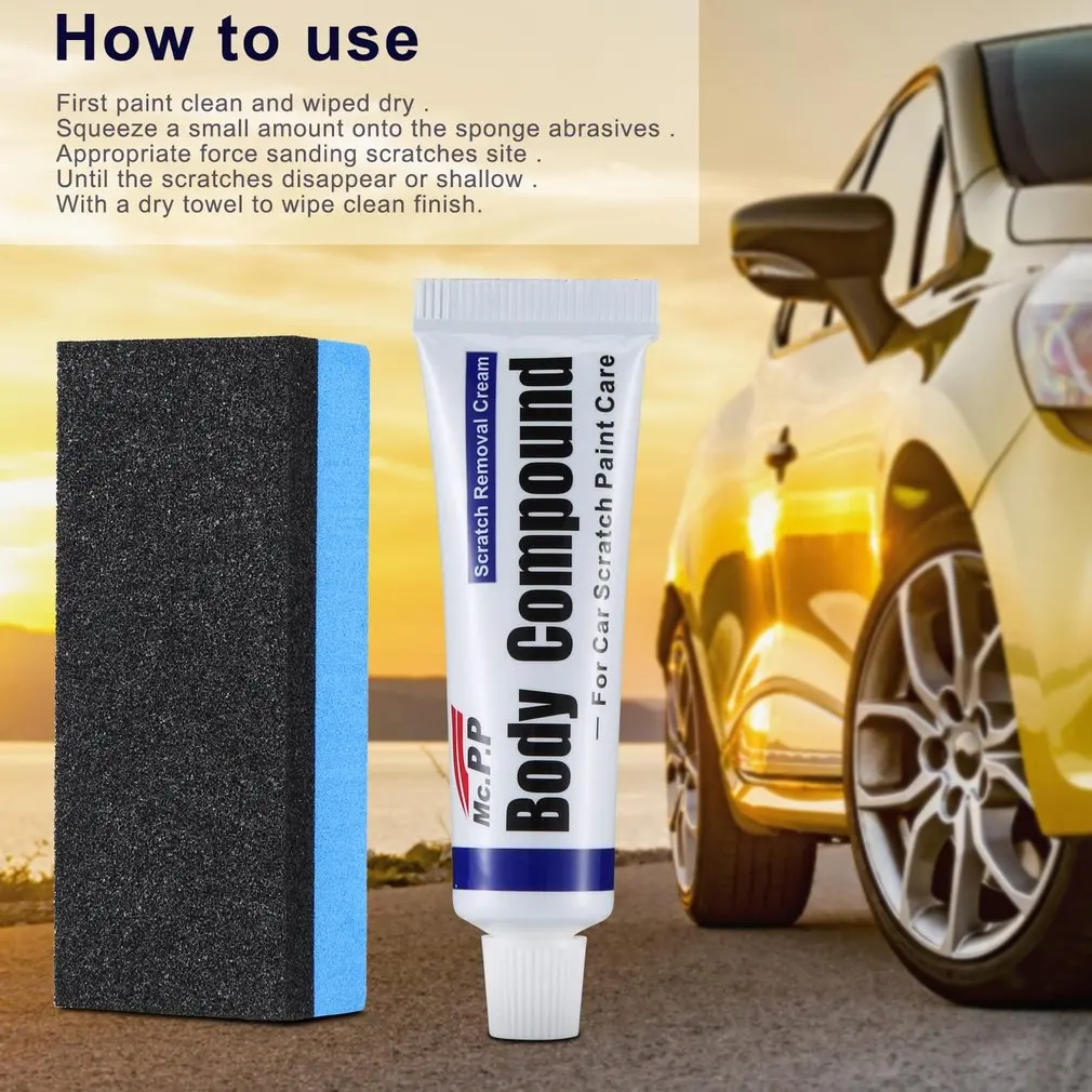 

Car Wax Styling Car Body Grinding Compound MC308 Paste Set Scratch Paint Care Shampoo Auto Polishing Car Paste Polish Scratching
