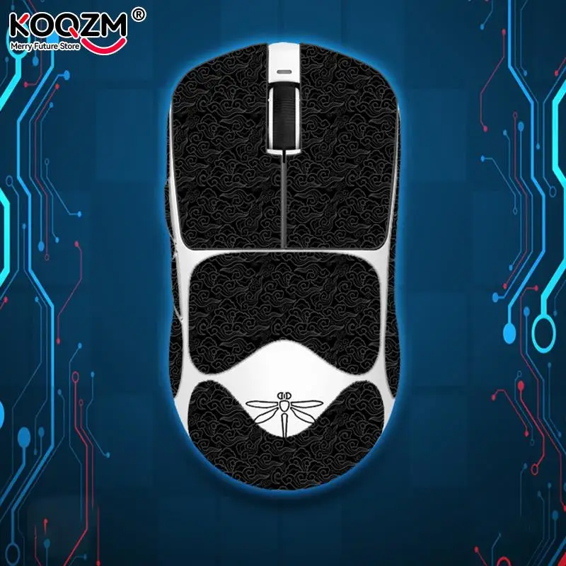 Fita Antiderrapante do Aperto do Mouse Skate Faça Você Mesmo Antiderrapante Pele de Lagarto Chupar Suor para Vgn Dragonfly f1 f1 Pro Adesivo Artesanal - Imagem 4