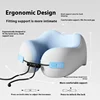 U Shaped Memory Foam Neck Pillows Soft Travel Pillow Massage Neck Pillow Sleeping Airplane Pillow Cervical Healthcare Bedding 4