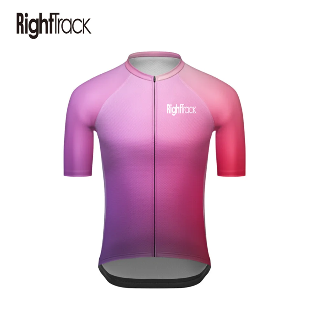 

Right Track Men's Summer Short Sleeve Cycling Jersey Mtb Shirts Ciclismo Maillot Road Bike Race Lightweight Downhill Tops Camisa