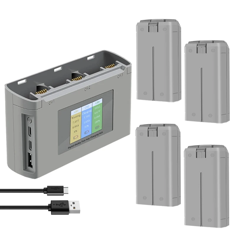 ตัวเลือกสินค้า แบตเตอรี่ชาร์จได้สำหรับโดรน DJI Mini 2 2400mAh