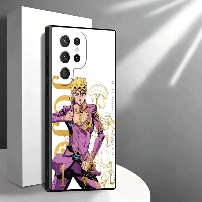 JoJo Adventure Giorno Giovanna Soft Black Phone Case