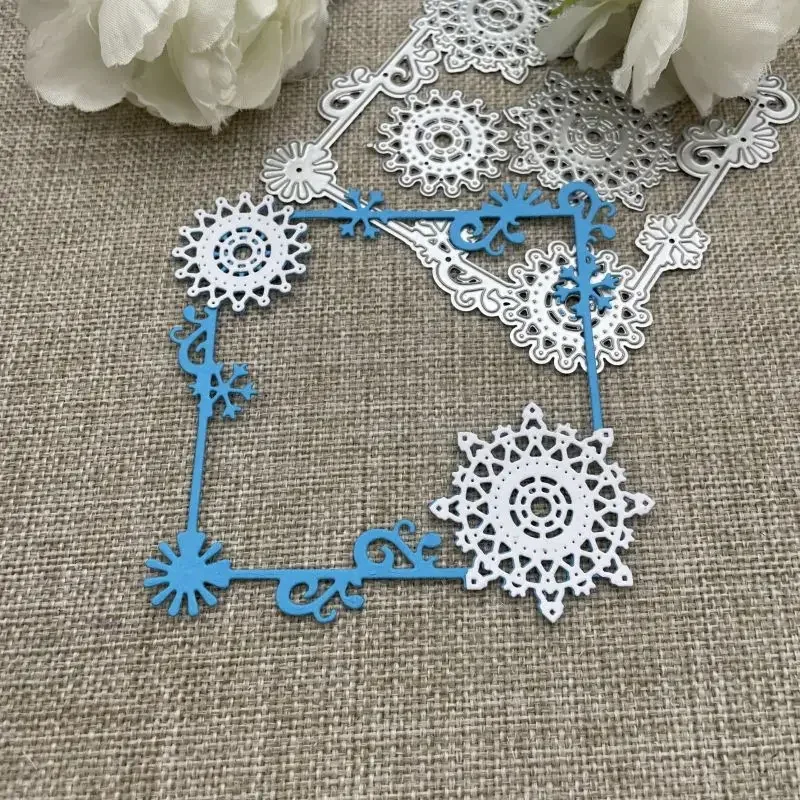 Winter-Schneeflocken-Dekoration Metall-Stanzformen Schablonen für DIY Scrapbooking Album Papierkarten Prägung