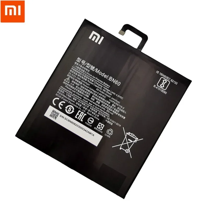 Xiao Mi New 100% Original BN60 6010mAh For Xiaomi Pad 4 Mipad 4 Mobile Phone In Stock Batteries Batteria With Gift Tools