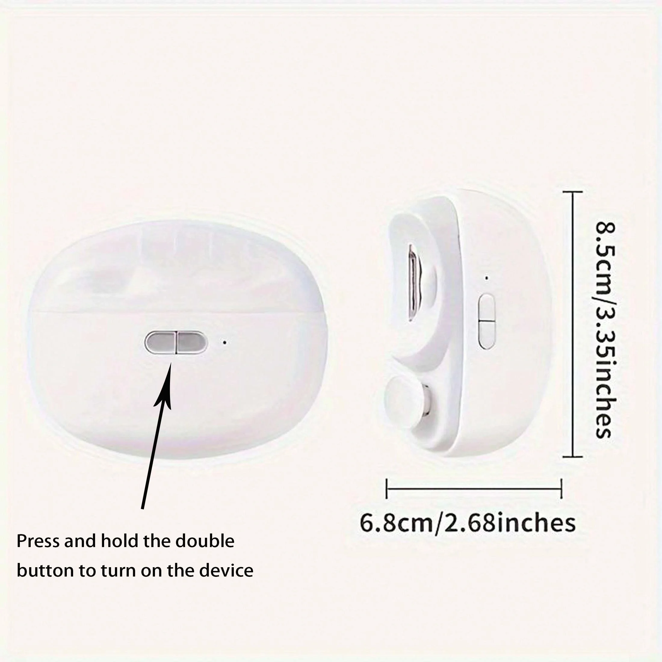 1pc Multi functional grinder, low noise vibration, multifunctional cutting and polishing, lighting functionnail dust collection 6