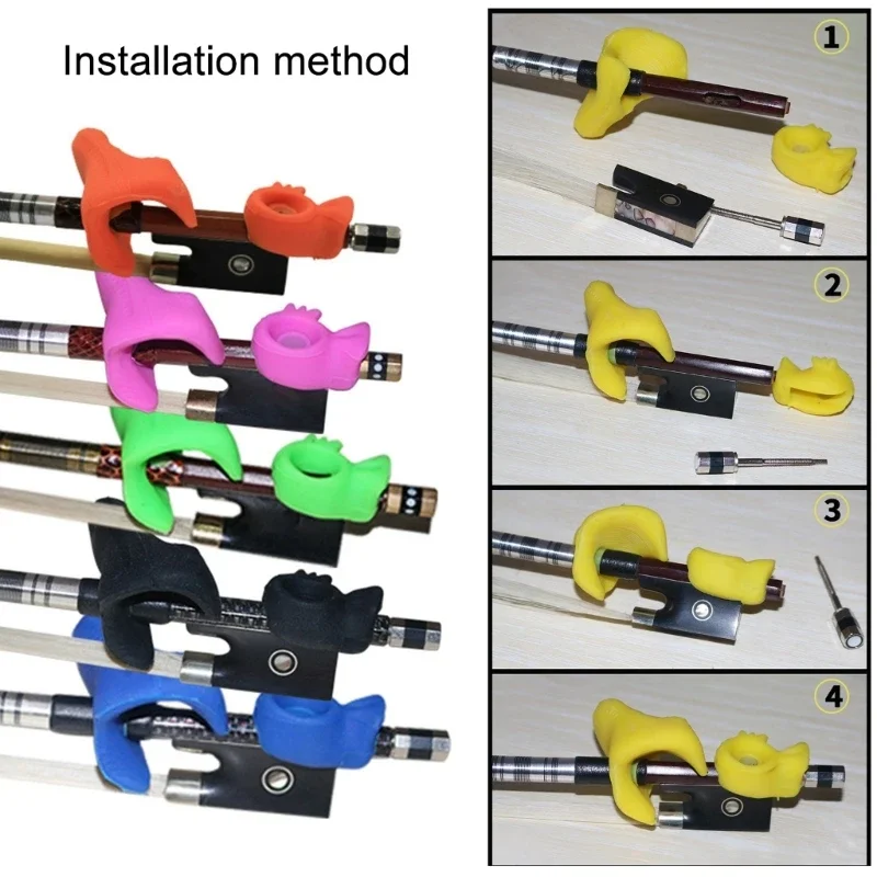 Violin Correction Postures Grip Bows Pose Violin Bows Hold Grip Violin Correct Device Bows Holding Apparatus for Starter