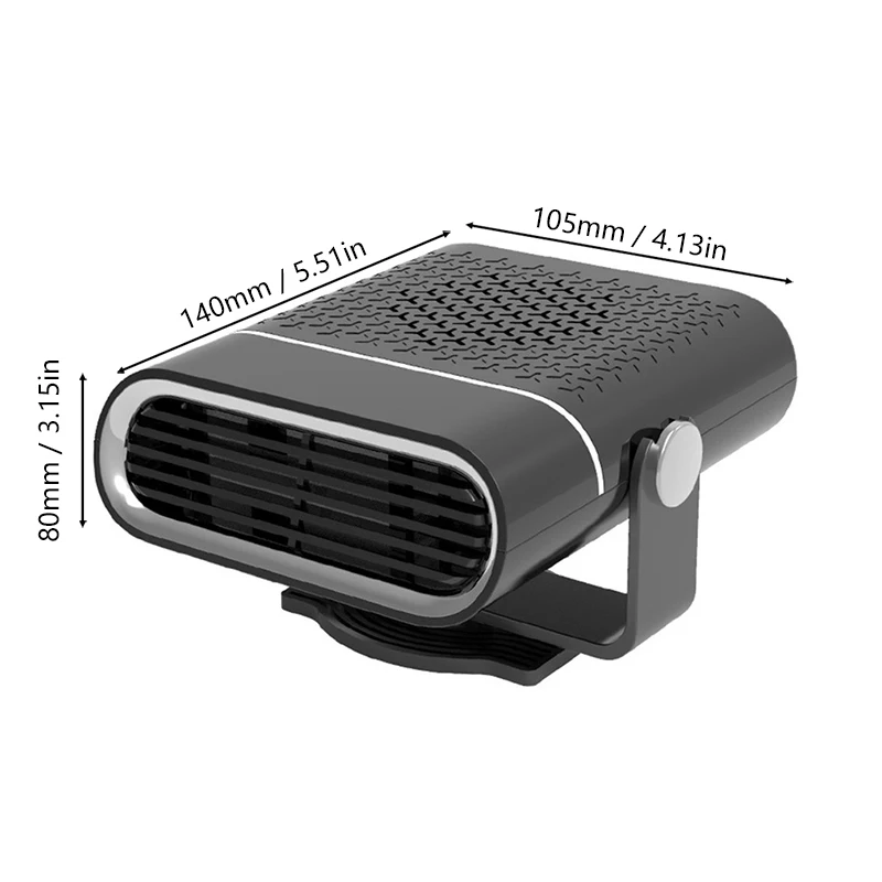 12V/24V Portable Car Heater Electric Heating Fan Dryer Windshield - Main Image