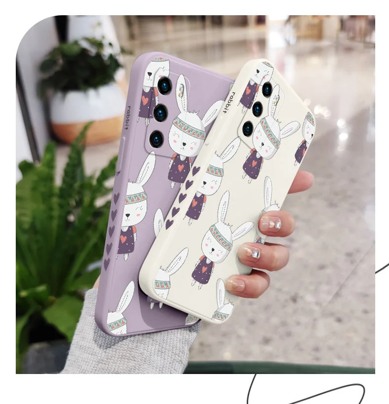 Хороший чехол с кроликом для телефона Huawei P40 P50 P30 P20 Pro Lite ...