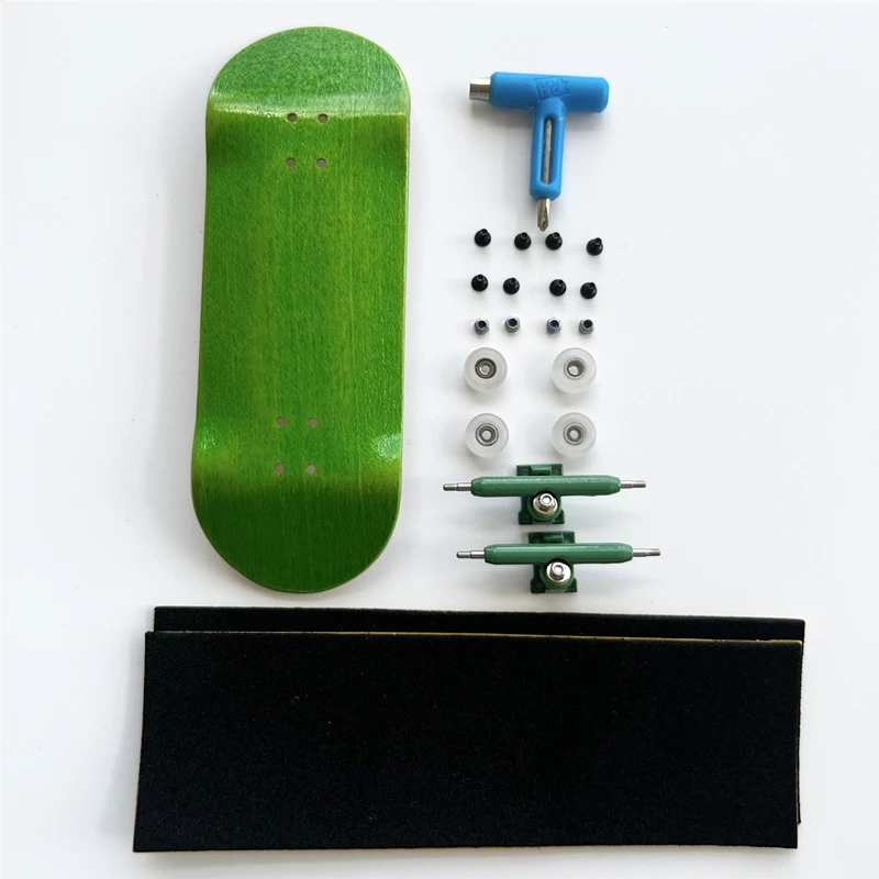 34mm Complete Set Multi Color Canada Maple Wood Fingerboard Fingerboard Wheels finger skateboard toys fingerboard set