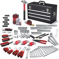 for 438-Piece Mechanics Tool Set with 3-Drawer Heavy Duty Metal Box Repair Tool Kit 1