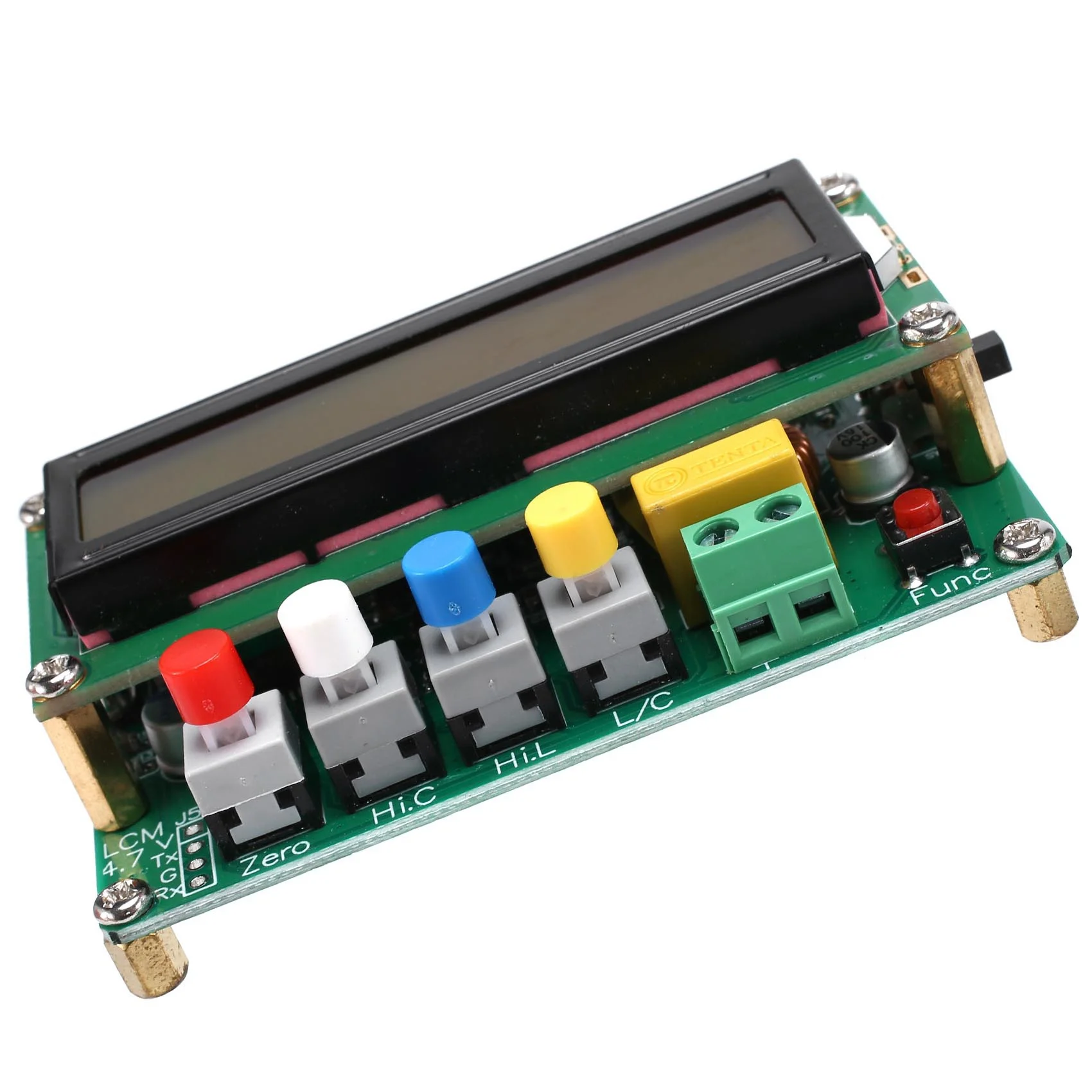 Inductance Capacitance L/C Meter Digital Capacitor Meter LCD Capacitance Meter Tester Mini USB Interface with USB Cable 4