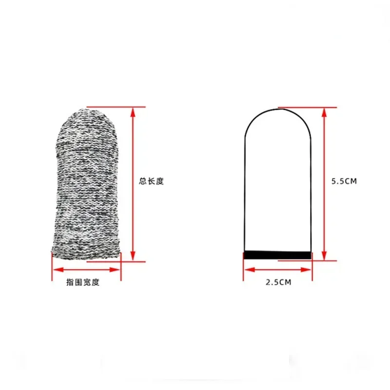 10Pcs Anti-cut Finger Protector Finger Cover Kitchen Tool Thumb Knife Picker Finger Cover F Protection Cutting Finger Gadgets