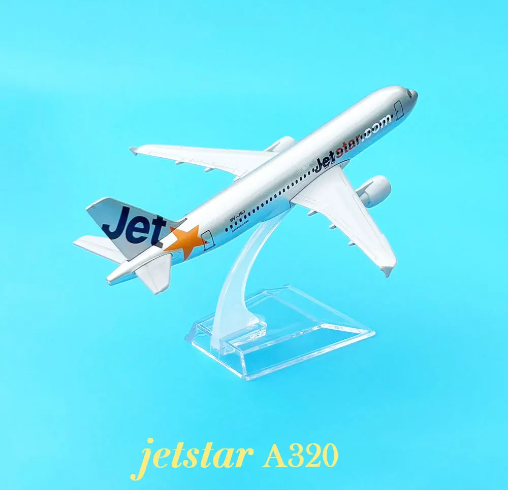 

Scale 1:400 JETSTAR A320 Airlines Boeing Aircraft Model - Ideal Addition to any Diecast Aircraft Collection
