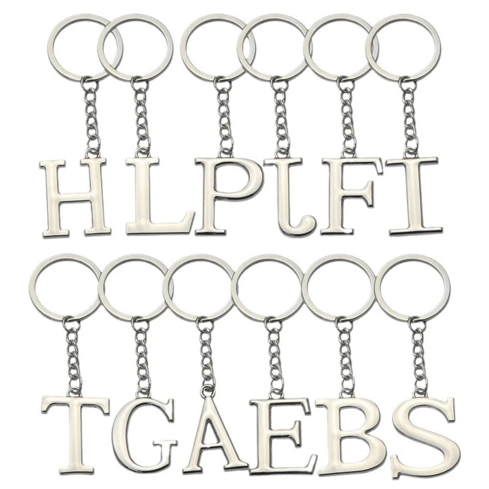 Metal Alphabet Keychain Party Favors: Festive Key Rings & Unique Gift Ideas for Celebrations
