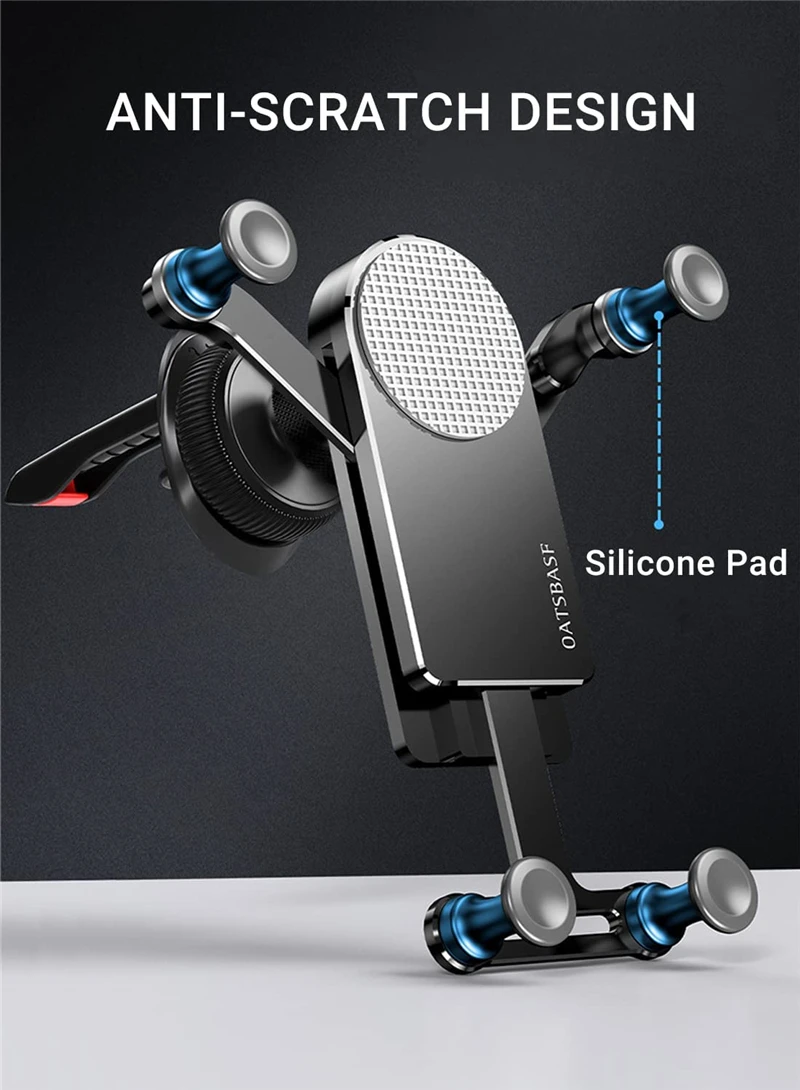 Auto Gravity Metal Car Air Vent Phone Holder Case Samsung Galaxy Z Fold 2 3 4 S21 S22 S23 Plus ZFold Fold4 Fold3 Stand Cover