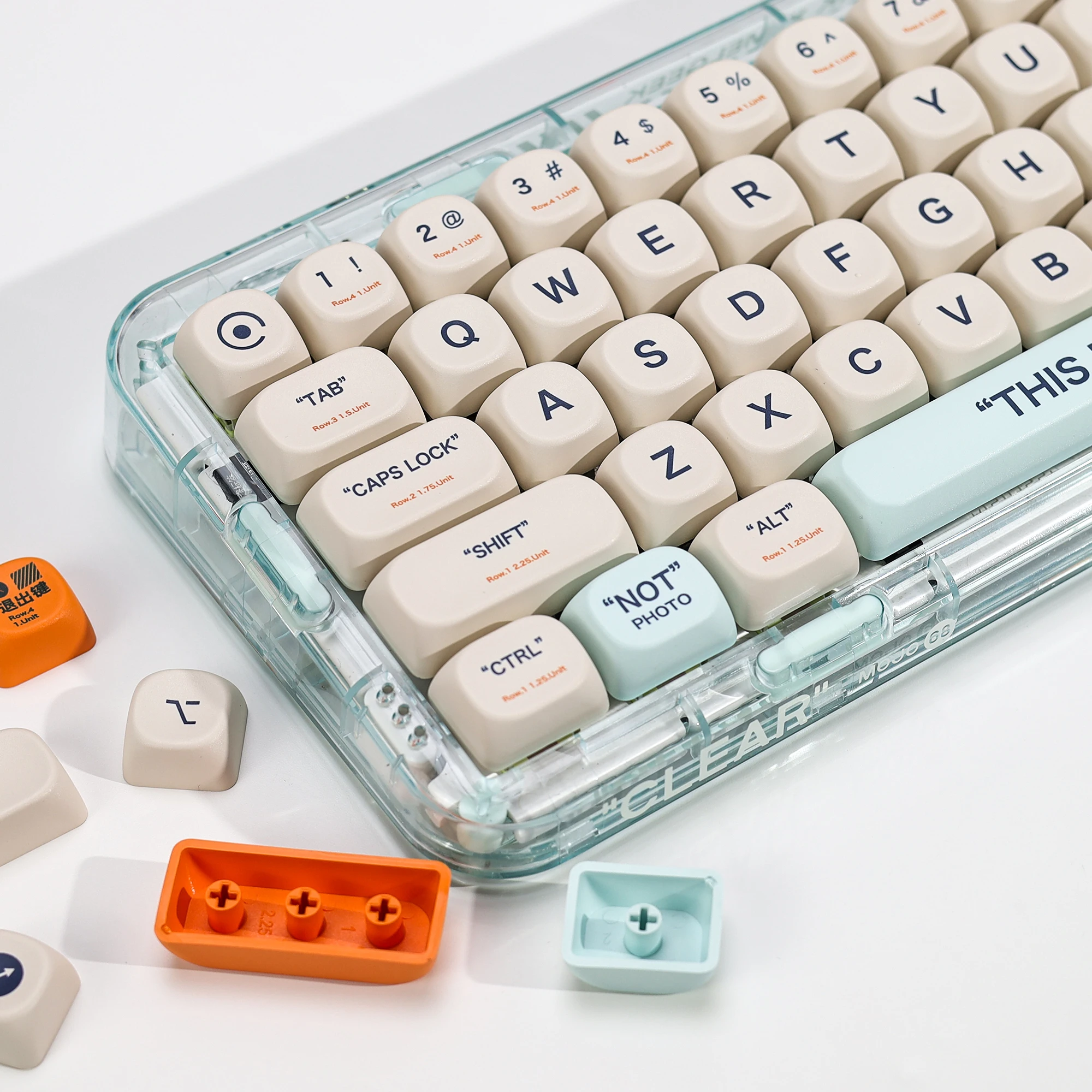 KBDiy KOA 프로파일 레트로 플라스틱 테마 PBT 키캡 136 키 캡 세트 커스텀 MOA 키캡 60 마그네틱 기계식 게이밍 키보드용