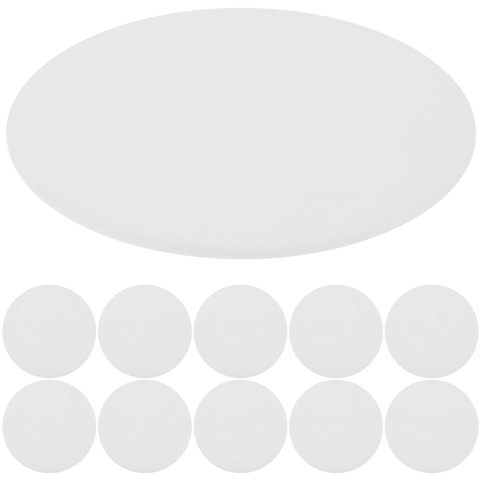 

20 Pcs Flat Curved Cover LED Downlight Acrylic Diffusion Plate (3 Inches 69) 20pcs Lamp Shades