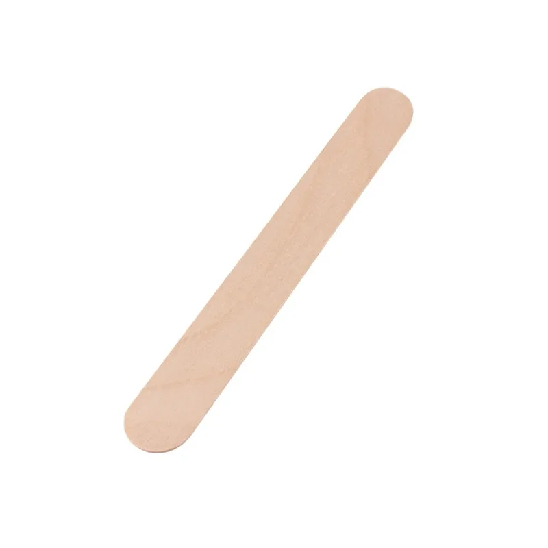 Natural Birch Wood Applicators 100 Pcs Hair Removal Sticks Eyebrow and Body Hair Removal