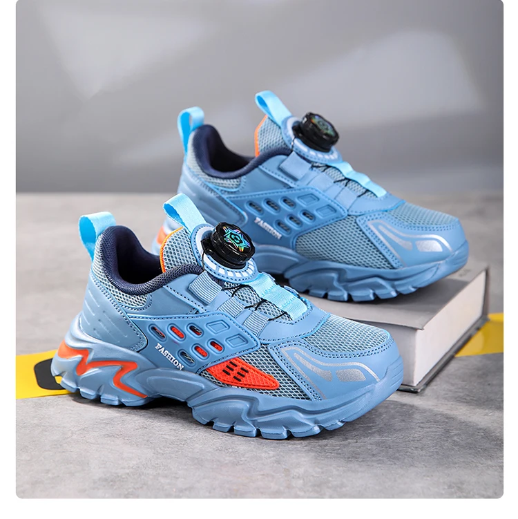 Children Athletic Sneakers Summer Breathable Lightweight Outdoor Running Shoes Non-slip Tennis for Boys Kids Sports Size 28-39